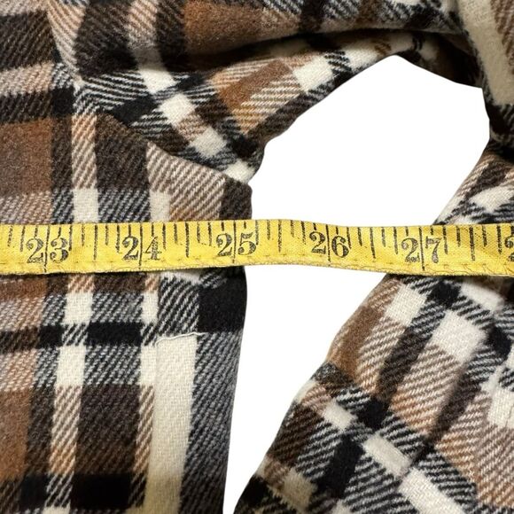 HFX Women's Flannel Snap Front Shacket Jacket Shirt Size Medium NWT - Picture 10 of 10